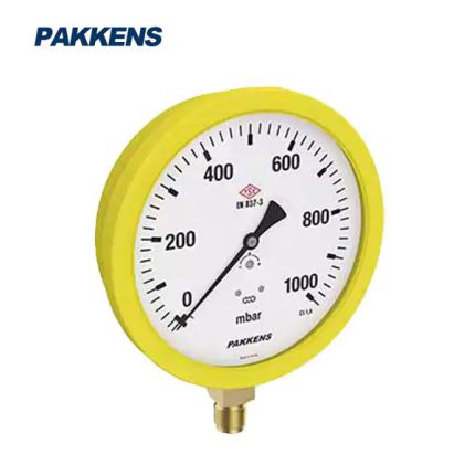 مانومتر میلی بار پکنز PAKKENS صفحه 16 سانت عمودی (تا 1000 میلی بار)
