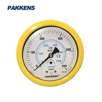 مانومتر میلی بار پکنز PAKKENS صفحه 10 سانت افقی (تا 1000 میلی بار)