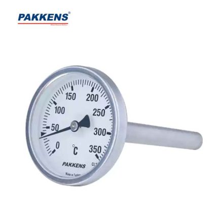ترمومتر پکنز PAKKENS افقی غلاف استیل