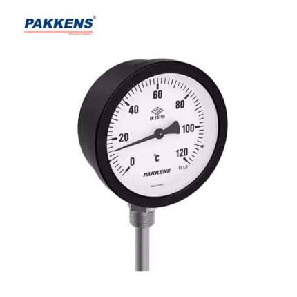 ترمومتر پکنز PAKKENS عمودی غلاف استیل