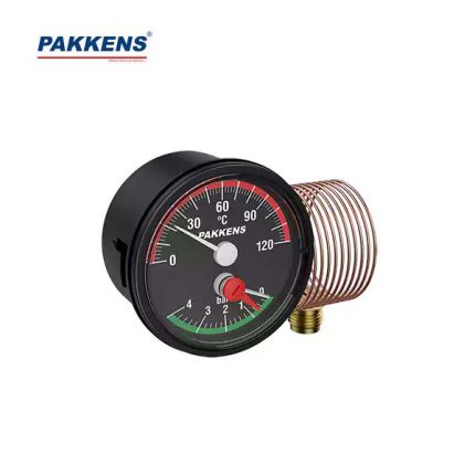 ترمومتر مانومتر پکنز PAKKENS صفحه 5 سانت پکیجی