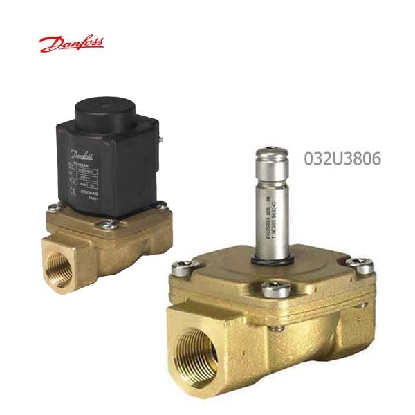 شیر برقی بخار دوراهه دانفوس مدل 032U3806 سایز 3/4 اینچ