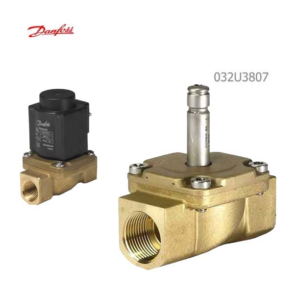 شیر برقی بخار دوراهه دانفوس مدل 032U3807 سایز 1 اینچ