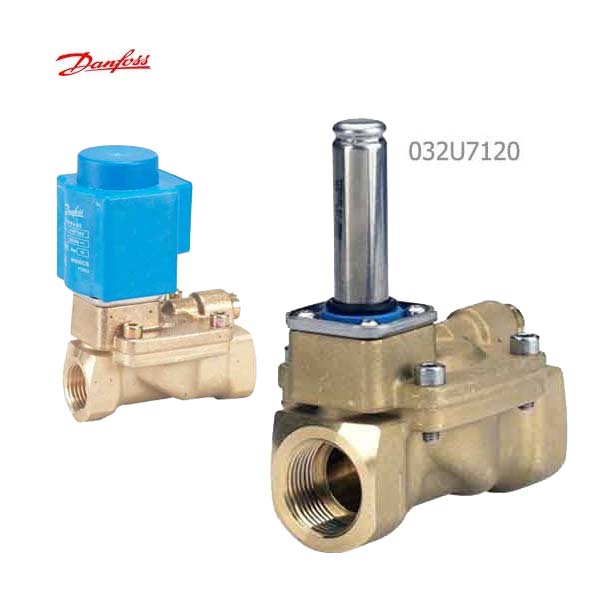 شیر برقی آب دوراهه دانفوس مدل 032U7120 سایز 3/4 اینچ